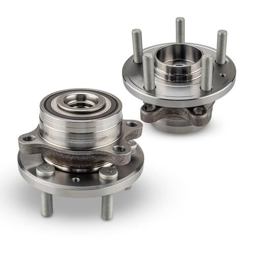 Image of PHILTOP 512460 Front Rear Wheel Hub and Bearing Assembly 5 Lugs for Explorer 2011-2020, Police Interceptor Utility 2013-2020, 2 PCS