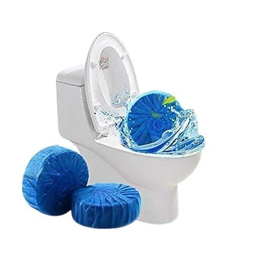 Automatic Flush Toilet Bowl Cleaner Tablets, Blue Deep Clean Bubbles, Mild Lemon Scent, Powerful Bathroom Tank Cleaning Ball-image-11