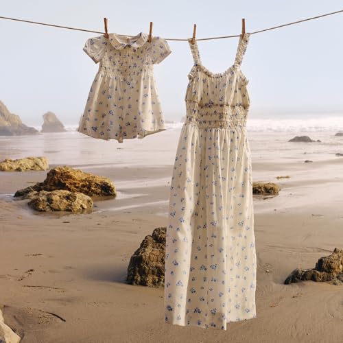 Image of Amazon Essentials x Sofia Grainge Mommy & Me Cotton Sateen Dresses