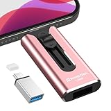 【専用アプリ不要 データ移行簡単】4in1 iPhone対応 USBメモリ128GB phone 写真データ保存 大容量 USB 3.0 スマホ データ移行 usb iOS/Type-C/USB/Micro usb搭載phone用外付けメモリスライド式 IOS/Android/PC/Mac対応 phoneバックアップ 容量不足解消 ピンク