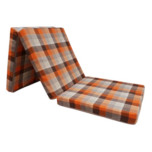 Natalia Spzoo – gemütliche Faltmatratze 195 x 65 x 8 cm für einen erholsamen Schlaf – Klappmatratze mit Schaumstoffkern & abnehmbarem Bezug –...