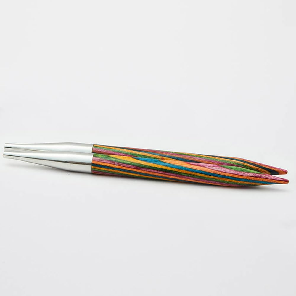 KnitPro KP20409 Interchangeable Normal Circular Needles Wood Multi-Coloured, multicolored, 5.5mm