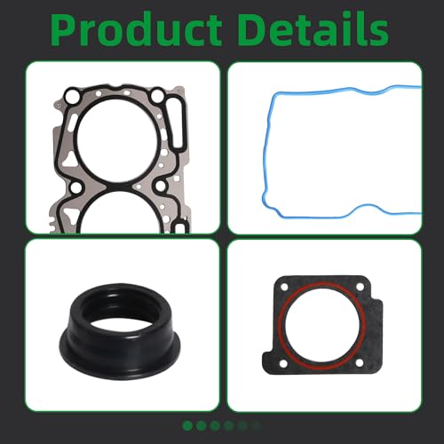 Image of Engine Head Gasket Set HS26531PT-3, for Subaru Legacy 2010-2012, for Subaru Outback 2010-2012, for 2.5L H4 16V SOHC 2458cc, Engine Code: EJ253, HGS4350 HSD2913