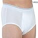 Price comparison product image Carer Men's Incontinence Underwear Adult Washable Briefs Pants Built in Absorbent Pad (3PCS, XXX-Large)