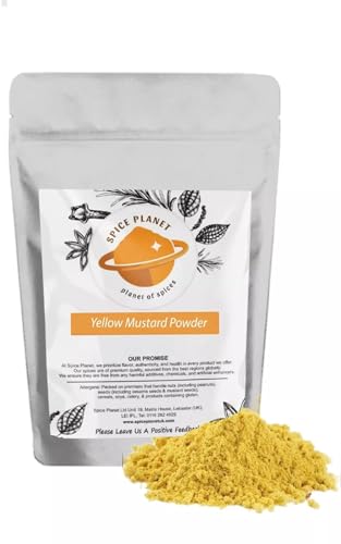 Yellow Mustard Powder | Ground Premium Quality by Spice Planet® 25g-1.9kg (450 Grams)