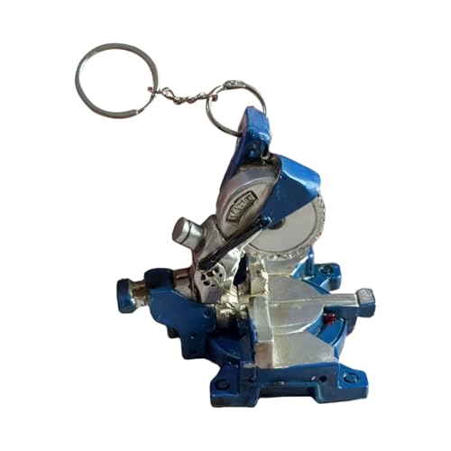 Mini Miter Saw Keychain - Portable Cutting Tool Model |