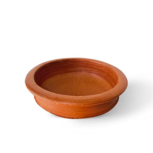 Image of Kichera Pottery Earthen Kadai /Clay Pots for Cooking & Serving (3 Litre)