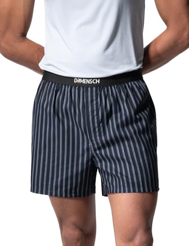 Image of DAMENSCH Printed Breeeze Inner Boxers for Men, Ultra-Light Boxers, 100% Cotton Shorts Pant for, Breathable Woven Inner Cotton Shorts.