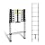SDOER Telescoping Ladder, Collapsible Adjustable Retractable Ladder Aluminum Extension Ladder for Indoor Or Outdoor,10.5 FT
