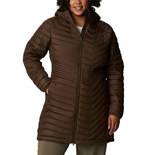 Image of Columbia Women Solid Powder Lite Mid Jacket Hoodie
