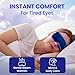 Steam Eye Mask, Self Heating Warm Compress for Dry Eyes I Heated Fast Relief for Stye, Puffy Sensitive Eyes - Moist Heat, Valentine's Day Gifts for Her and Him, Sleep, Travel & Relaxation Gifts