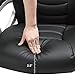 SONGMICS Thick Executive Office Chair with High Back Large Seat and Tilt Function Ergonomic Swivel Computer Chair PU Black UOBG21B