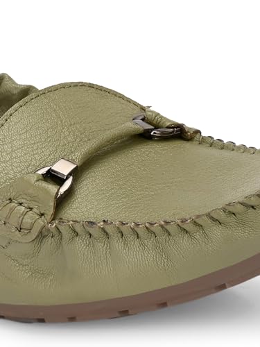 Image of egoss Womens Lg-5 egoss Lady Boss X Premium Genuine Leather Loafer Casual Shoes for Women