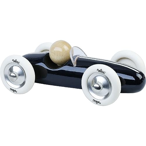 Vilac Vintage Grand Prix Wooden Racing Push and Pull Toy Car, available in Lovely Box, Handcrafted In France, 18 x 10 x 7 cm - Image 2
