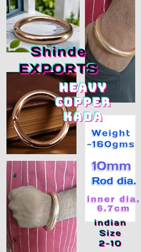 Image of SHINDE EXPORTS Pure Copper Kada /Bracelet for Men and Women.