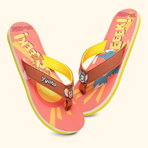 Image of YOHO Slippers for Women | Comfortable and Lightweight Flipflops | WB Cartoon & Comic Characters: Tom & Jerry and PowerPuff Girls Footwear for Woman & Girls