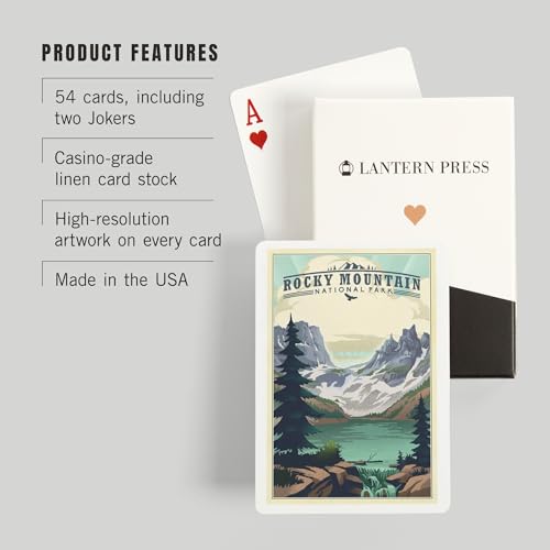 Baraja de Poker Rocky Mountain National Park 52 Cartas miniatura 3