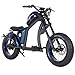 Produktbild FTO2 Elektromotorrad E-Dirtbike - 1000W Bürstenloser Motor, 30° Steigfähigkeit, Wechselbarer Akku, 20" Fettreifen, Doppelscheibenbremse, E-Motorrad Erwachsene - Motocross - Geländefahrrad (Blau)