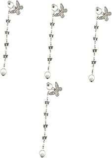 UKCOCO 4Pcs Borboleta Corrente De Telefone Celular Cordão De Pulso Com Contas Cordão Para Telefone Para Telefone Celular Corda De Pulso Para Telefone Celular Corda De Pulso Suprimentos