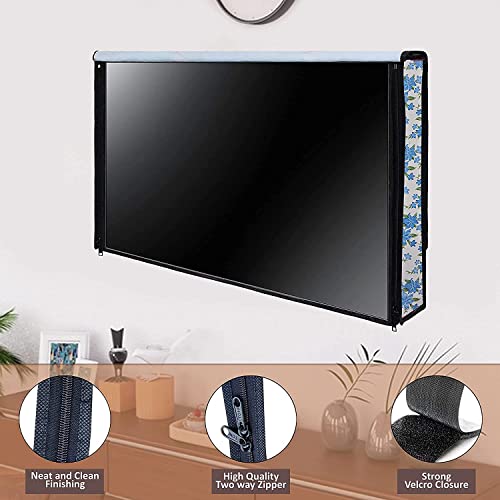 Image of Star Weaves Transparent led tv Cover for Mi 32 inches led tvs (All Models) - Dustproof Television Cover Protector for 32 Inch LCD, LED, Plasma Television - KUM131