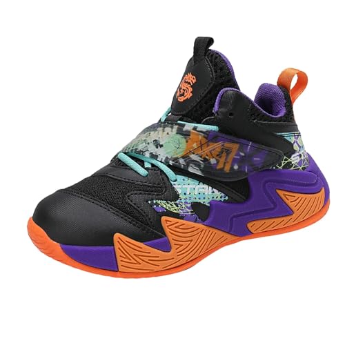 Kids Basketball Shoes Boys Girls Lightweight Breathable Sports Sneakers Outdoor School Trainers for Big Kids Youth