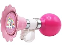 YeloYolker Kinder-Fahrradhupe, niedliches Fahrrad-Lenkerlufthorn für Mädchen, Kleinkinder, universelles Fahrradzubehör für Dreirad, Laufrad, Roller(Einhorn)