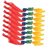FRCOLOR 8pcs Changing Scarf Magician Trick Gimmick Scarf Clown Accessories for Magic Prop Trick Tool