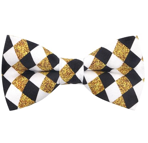 Image of Colorful Fun Pattern Pre-Tied Bow Tie Mens Floral Space Adjustable Bowtie