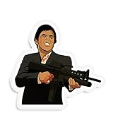 Scarface Tony Montana You Fu.Ck with Me, You Fu.Ckin’ with The B.e.s.t Sticker