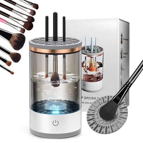 Makeup Brush Cleaner Machine, Upgraded Portable Electric Makeup B...