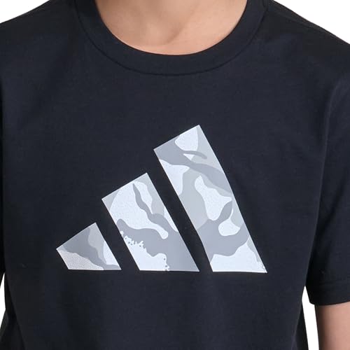 Image of adidas Boys Camo Logo Tee