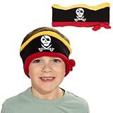 CozyPhones Kids Headphones, Headband Earphones for Children Baby & Toddlers 1-3, Stretchy & Comfy Travel Accessories - Wireless - Pirate