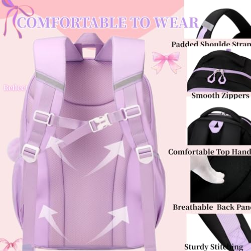 Image of Girls Backpack Kids Backpack for Girls Kawaii Ita Kids School Bookbag for Teen Elementary Middle School