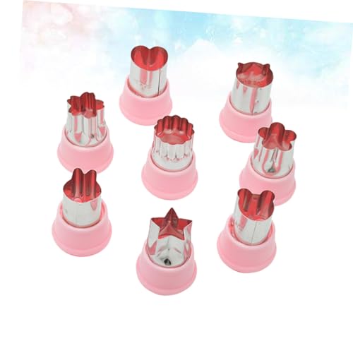 Amosfun Form zum Schneiden von Früchten kuchendekoration kuchen dekoration keksdosen tortendeko firmung gebaeckdosen plätzchen dosen cookie jar gemüseschneider Kekse formen