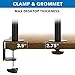 Mount-It! Triple Monitor Mount 3 Screen Desk Stand for LCD Computer Monitors for 19 20 22 23 24 27 Inch Monitors VESA 75 and 100 Compatible Full Motion, 54 lbs Capacity (MI-1753),Black