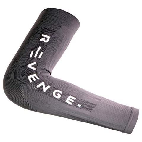 R-Evenge Arm Tubular Tape Carbon Compression, Patented, Sleeve, Sold in Pair (Medium, Grey) Cover