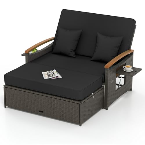 COSTWAY Rattan Daybed