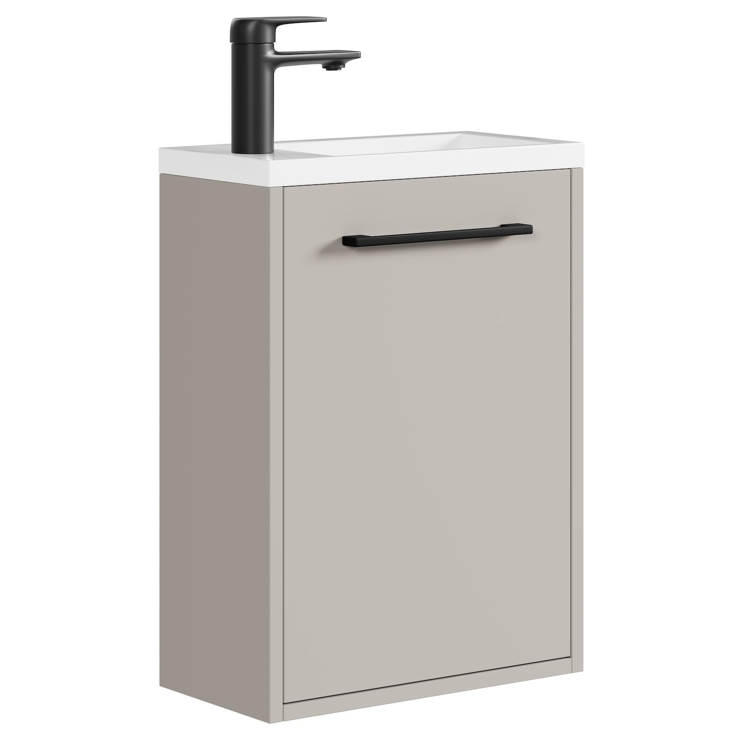 Badplaats | Gäste-WC Waschtisch Set Florence | 40 x 22 cm Cashmere