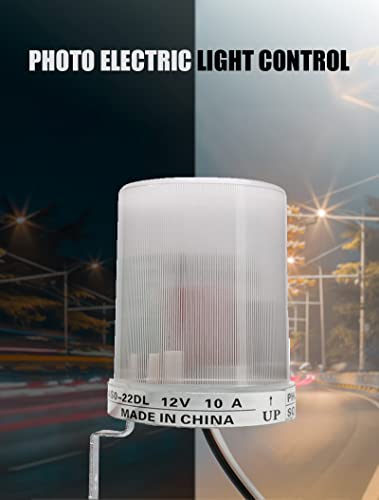 Image of amiciSmart Automatic On /Off Switch for Light, Street Light Controller 10A Photocell Sensor DC 12V