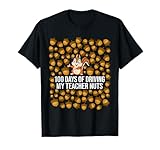 100 giorni di guida il mio insegnante nuts squirrel school kids maglietta
