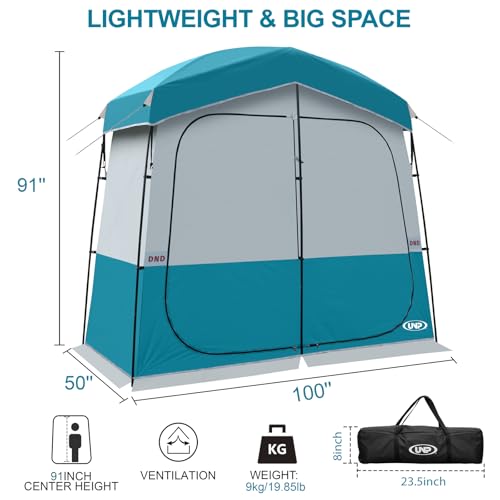 Image of Shower Tent, Outdoor Camping Privacy Shelter-Dressing Changing Room-Portable Toilet Tent for Hiking Sun Shelter Picnic Fishing