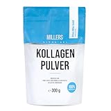Kollagen Pulver 300g – Reines Collagen Hydrolysat vom Rind (Typ 1, 2, 3) – Ohne Zusatzstoffe – Geschmacksneutral – Fein & Wasserlöslich – Millers Alpha-Gel – Made in Germany – Alfons Miller