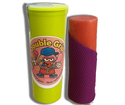 Sigma Wax - Double Grip Baseball Bat Tack Tube, Bubble Gum Scented, Sticky Pine Tar Alternative - Made in USA