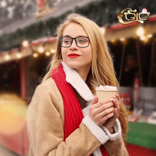 Cgid USFBA8012B-04 Happy Store Cn12 Casual Fashion Basic Square Frame Clear Lens Eye Glasses thumb #1