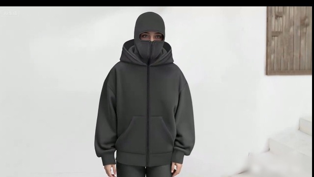 Watch Balaclava Hoodie for Women Men Winter Balaclava Jacket on