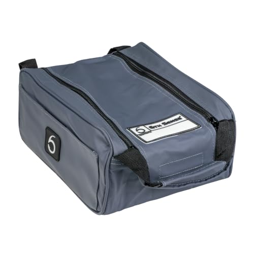 6th Sense Fishing Large Bait Bag Durable Soft-Sided Storage for Soft Plastics (Gray)