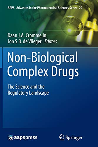 Non-Biological Complex Drugs: The Science and the Regulatory Landscape: 20