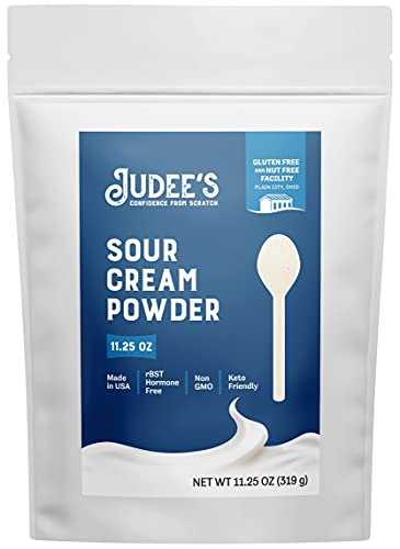 Judee's Cream Bundle: Heavy Cream Powder (11 Oz), Cream Cheese Powder (11.25 Oz), And Sour Cream Powder (11.25 Oz), Made In Usa, Dairy Flavors, Keto Friendly, Dedicated Gluten & Nut Free Facility #TOP5