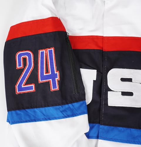 Mens USA Sports Closing Ceremony American Team Jacket USA Flagbearer Bomber Cotton Lightweight Jacket4