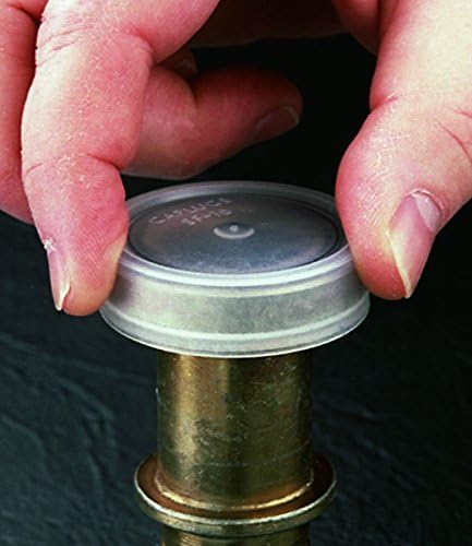 Image of Caplugs SF-28 SF Series - Plastic Cap for Split-Flange Connections, 40 Pack, Translucent LD-PE, Ferrule Size 2 inch Protective Closures, Dust and Debris Seals, Corrosion Prevention (99391322)
